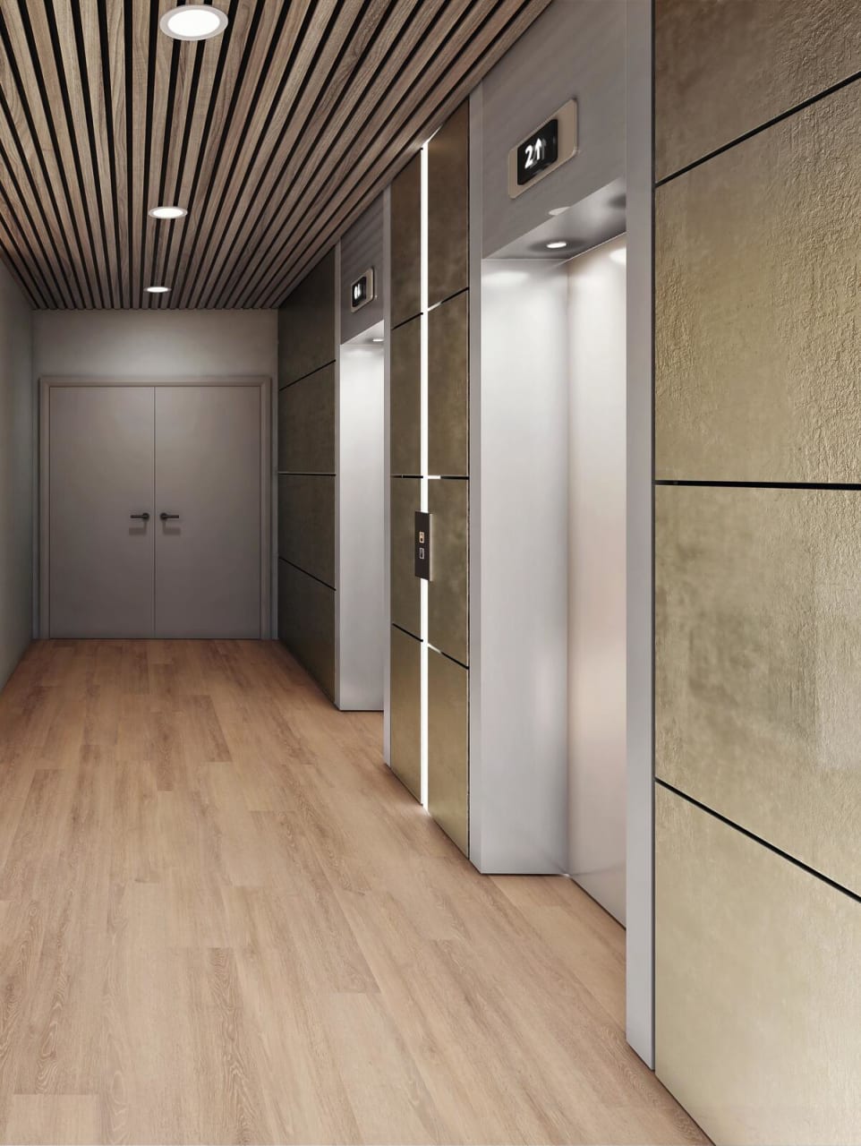 Muted Oak | Slip resistant LVT Safety Flooring from the Amtico